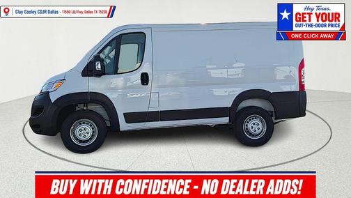 Bright White Clearcoat 2026 RAM ProMaster 1500 Low Roof
