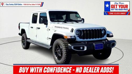 Bright White Clearcoat 2026 Jeep Gladiator Texas Trail