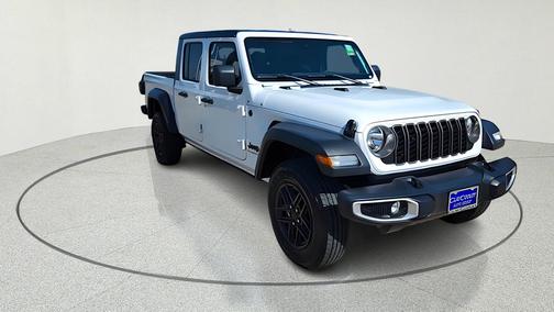 Bright White Clearcoat 2025 Jeep Gladiator Sport
