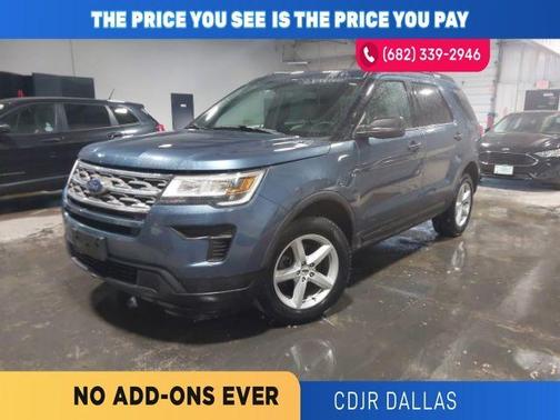 Blue Metallic 2018 Ford Explorer Base