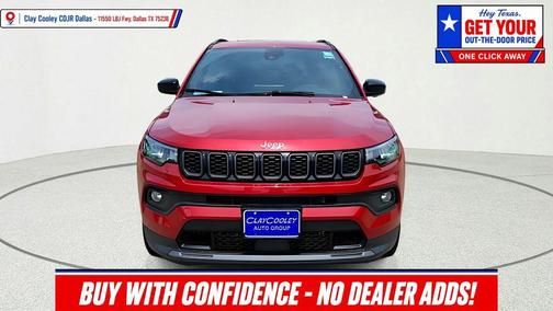 Red 2026 Jeep Compass Latitude