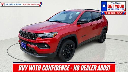 Red 2026 Jeep Compass Latitude