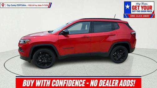 Red 2026 Jeep Compass Latitude