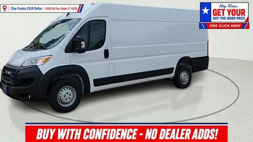Bright White Clearcoat 2026 RAM ProMaster 3500 High Roof