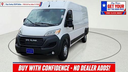 Bright White Clearcoat 2026 RAM ProMaster 3500 High Roof