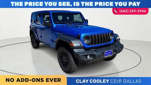 Hydro Blue Pearl 2026 Jeep Wrangler Sport