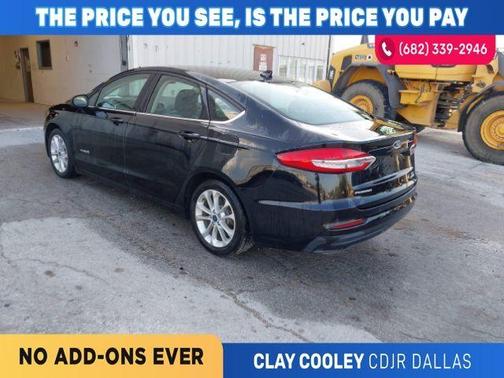 Agate Black 2019 Ford Fusion Hybrid SE