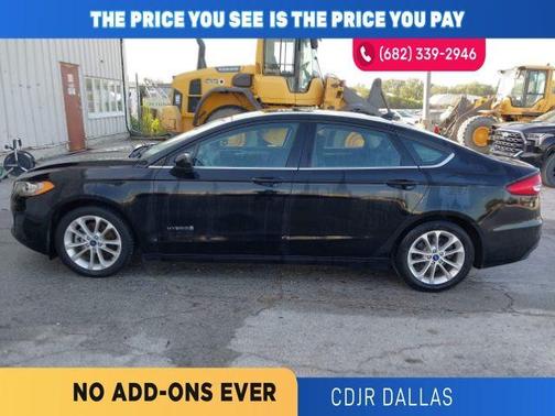 Agate Black 2019 Ford Fusion Hybrid SE