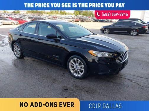 Agate Black 2019 Ford Fusion Hybrid SE