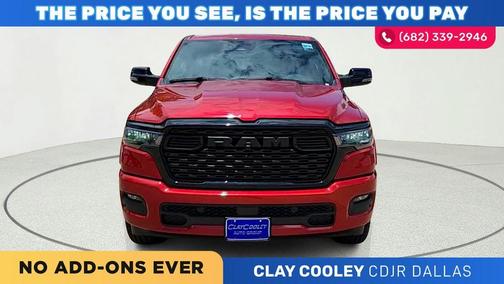 Molten Red Pearlcoat 2026 RAM 1500 Big Horn/Lone Star