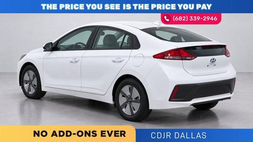 Ceramic White 2021 Hyundai IONIQ Hybrid Blue