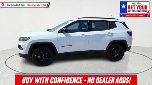 Bright White Clearcoat 2026 Jeep Compass Latitude