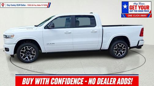 Bright White Clearcoat 2026 RAM 1500 Laramie