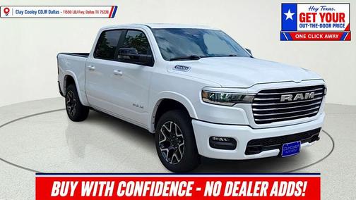 Bright White Clearcoat 2026 RAM 1500 Laramie