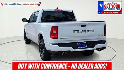 Bright White Clearcoat 2026 RAM 1500 Laramie