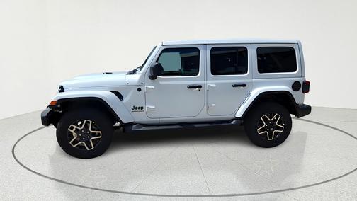 Bright White Clearcoat 2026 Jeep Wrangler Sahara