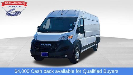 Bright White Clearcoat 2026 RAM ProMaster 3500 High Roof