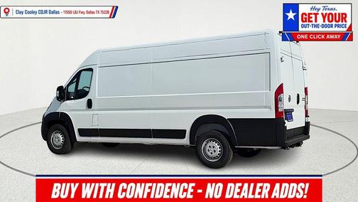 Bright White Clearcoat 2026 RAM ProMaster 3500 High Roof