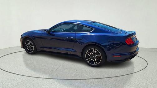 Kona Blue Metallic 2018 Ford Mustang EcoBoost Premium
