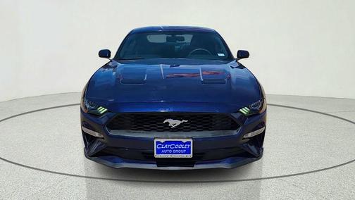 Kona Blue Metallic 2018 Ford Mustang EcoBoost Premium
