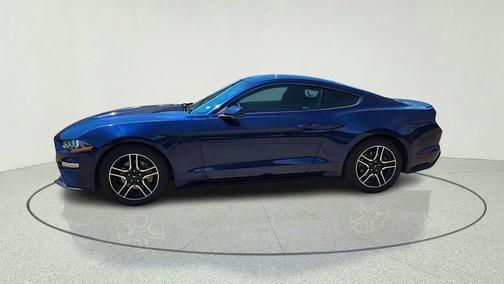 Kona Blue Metallic 2018 Ford Mustang EcoBoost Premium