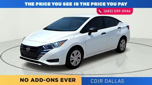 Cloud White 2024 Nissan Versa S