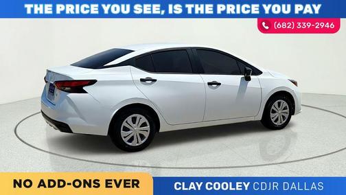 Cloud White 2024 Nissan Versa S