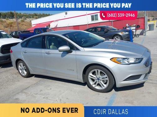 Ingot Silver Metallic 2018 Ford Fusion Hybrid S