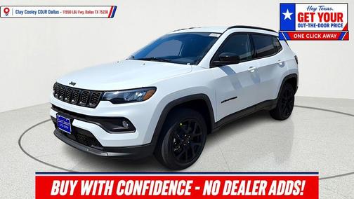 Bright White Clearcoat 2026 Jeep Compass Latitude