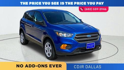 Lightning Blue Metallic 2018 Ford Escape S