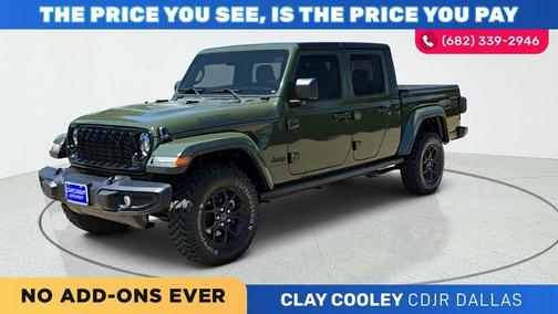 Sarge Green Clearcoat 2024 Jeep Gladiator Sport