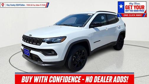 Bright White Clearcoat 2026 Jeep Compass Latitude