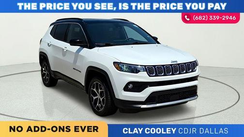Bright White Clearcoat 2024 Jeep Compass Limited