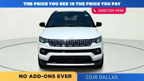 Bright White Clearcoat 2024 Jeep Compass Limited