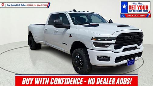 Bright White Clearcoat 2026 RAM 3500 Laramie