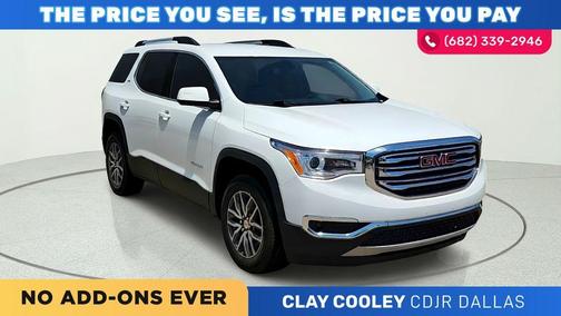 Summit White 2019 GMC Acadia SLE-2