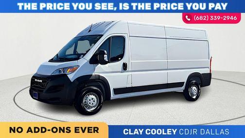 Bright White Clearcoat 2026 RAM ProMaster 2500 High Roof