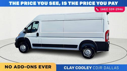 Bright White Clearcoat 2026 RAM ProMaster 2500 High Roof