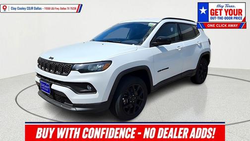 Bright White Clearcoat 2026 Jeep Compass Latitude