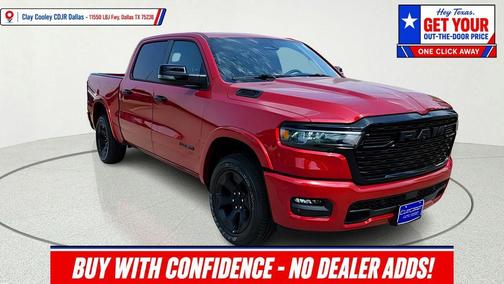 Molten Red Pearlcoat 2026 RAM 1500 Big Horn/Lone Star