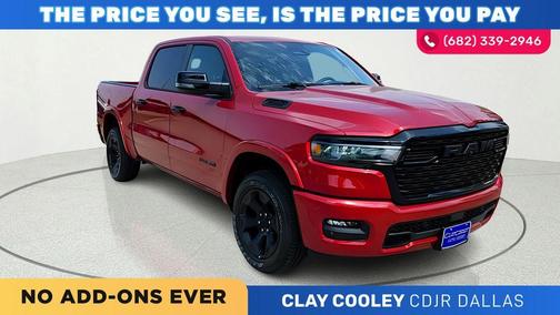 Molten Red Pearlcoat 2026 RAM 1500 Big Horn/Lone Star