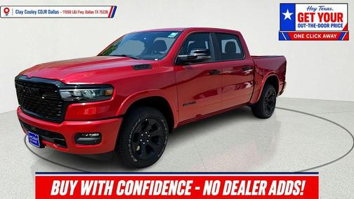 Molten Red Pearlcoat 2026 RAM 1500 Big Horn/Lone Star