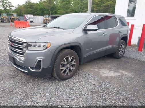 Satin Steel Metallic 2022 GMC Acadia SLE