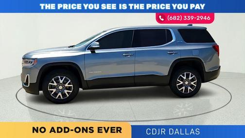 Satin Steel Metallic 2022 GMC Acadia SLE