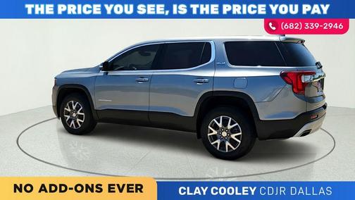 Satin Steel Metallic 2022 GMC Acadia SLE