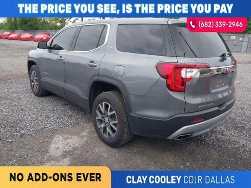 Satin Steel Metallic 2022 GMC Acadia SLE