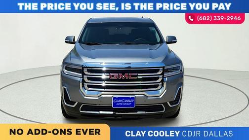 Satin Steel Metallic 2022 GMC Acadia SLE
