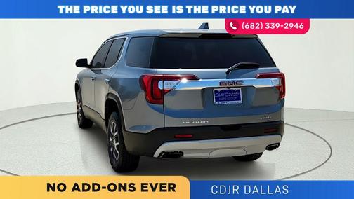 Satin Steel Metallic 2022 GMC Acadia SLE