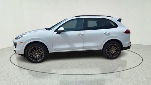 White 2017 Porsche Cayenne Platinum Edition