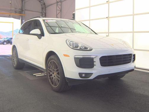 White 2017 Porsche Cayenne Platinum Edition